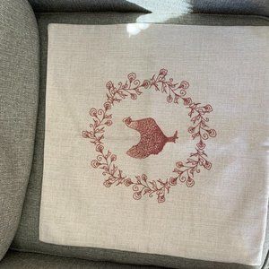 19" square pillow cover